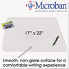 A Picture of product AOP-60240MS Artistic® KrystalView™ Desk Pad with Microban® Protection,  22 x 17, Matte, Clear