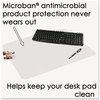 A Picture of product AOP-60740MS Artistic® KrystalView™ Desk Pad with Microban® Protection,  Matte, 17 x 12, Clear