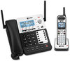 A Picture of product ATT-SB67138 AT&T® SB67138 DECT 6.0 Phone/Answering System,  4 Line, 1 Corded/1 Cordless Handset