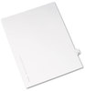 A Picture of product AVE-01030 Avery® Preprinted Style Legal Dividers Exhibit Side Tab Index 10-Tab, 30, 11 x 8.5, White, 25/Pack, (1030)