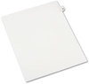 A Picture of product AVE-01078 Avery® Preprinted Style Legal Dividers Exhibit Side Tab Index 10-Tab, 78, 11 x 8.5, White, 25/Pack, (1078)