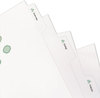 A Picture of product AVE-12449 Avery® Print & Apply Index Maker® Clear Label Plastic Dividers with Easy Printable Strip and w/Printable 5-Tab, 11 x 8.5, Frosted Tabs, 5 Sets
