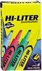 A Picture of product AVE-17752 Avery® HI-LITER® Desk-Style Highlighters Assorted Ink Colors, Chisel Tip, Barrel 4/Set