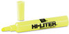 A Picture of product AVE-24000 Avery® HI-LITER® Desk-Style Highlighters Fluorescent Yellow Ink, Chisel Tip, Yellow/Black Barrel, Dozen