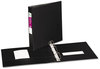 A Picture of product AVE-27350 Avery® Durable Non-View Binder with DuraHinge® and Slant Rings 3 1.5" Capacity, 11 x 8.5, Black