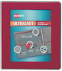 A Picture of product AVE-79736 Avery® UltraLast® Heavy-Duty View Binder with One Touch Slant Rings 3 1" Capacity, 11 x 8.5, Red