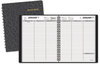 A Picture of product AAG-7085505 AT-A-GLANCE® Weekly Planner Ruled for Open Scheduling 8.75 x 6.75, Black Cover, 12-Month (Jan to Dec): 2024