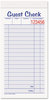 A Picture of product ABF-10450SW Adams® Guest Check Pad,  Carbonless Duplicate, 6 7/8 x 3 3/8, 50 Forms, 10/Pack
