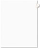 A Picture of product AVE-01077 Avery® Preprinted Style Legal Dividers Exhibit Side Tab Index 10-Tab, 77, 11 x 8.5, White, 25/Pack, (1077)