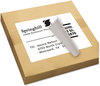 A Picture of product AVE-8465 Avery® Shipping Labels with TrueBlock® Technology Inkjet Printers, 8.5 x 11, White, 100/Box