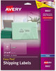 A Picture of product AVE-8663 Avery® Matte Clear Easy Peel® Mailing Labels with Sure Feed® Technology w/ Inkjet Printers, 2 x 4, 10/Sheet, 25 Sheets/Pack