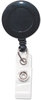 A Picture of product AVT-75548 Advantus® Swivel-Back Retractable ID Card Reel,  30" Extension, Black, 12/Pack