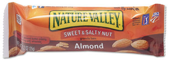 Nature Valley Granola Bars,  Sweet & Salty Nut Almond Cereal, 1.2oz Bar, 16/Box