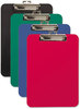 A Picture of product BAU-61622 Baumgartens Mobile OPS™ Unbreakable Recycled Clipboard,  1/4" Capacity, 8 1/2 x 11, Red