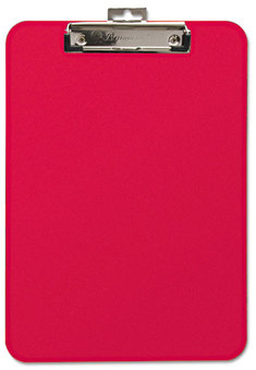 Baumgartens Mobile OPS™ Unbreakable Recycled Clipboard,  1/4" Capacity, 8 1/2 x 11, Red