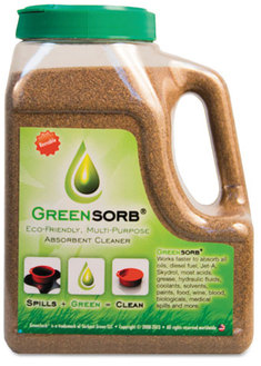 GreenSorb™ Sorbent,  Clay, 4 lb Shaker Bottle