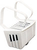 A Picture of product BGD-661 Big D Industries Non-Para Toilet Bowl Block,  Lasts 30 Days, White, Evergreen Fragrance, 12/Box