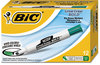 A Picture of product BIC-DEC11GN BIC® Great Erase® Bold Tank-Style Dry Erase Marker,  Chisel Tip, Green, Dozen