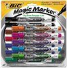 A Picture of product BIC-GELIPP121AST BIC® Magic Marker® Brand Low Odor AND Bold Writing Dry Erase Markers,  Bullet Tip, Assorted, 12/PK
