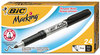 A Picture of product BIC-GPM241BK BIC® Marking™ Fine Tip Permanent Marker,  Black, 24/Pack