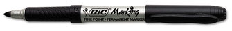 BIC® Marking™ Fine Tip Permanent Marker,  Black, 24/Pack