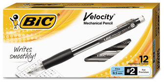 BIC® Velocity® Original Mechanical Pencil,  .5mm, Black
