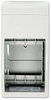 A Picture of product BOB-2888 Bobrick Matrix™ Series Two-Roll Tissue Dispenser,  6 1/4w x 6 7/8d x 13 1/2h, Gray