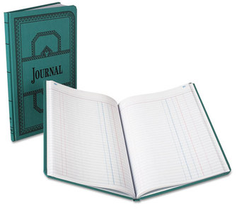 Boorum & Pease® Journal with Blue Cover,  Journal Rule, Blue, 150 Pages, 12 1/8 x 7 5/8