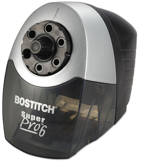Bostitch® Super Pro™ 6 Commercial Electric Pencil Sharpener,  Gray/Black