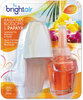 A Picture of product BRI-900254 BRIGHT Air® Electric Scented Oil Air Freshener Warmer and Refill Combo,  Hawaiian Blossoms and Papaya