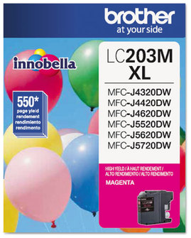 Brother LC2033PKS-LC205Y Ink LC203M Innobella High-Yield 550 Page-Yield, Magenta