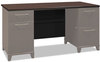 A Picture of product BSH-2960MCA203 Bush® Enterprise Collection Double Pedestal Desk,  Mocha Cherry (Box 2 of 2)