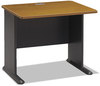 A Picture of product BSH-WC57436 Bush® Series A Workstation Desk,  Natural Cherry