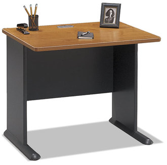 Bush® Series A Workstation Desk,  Natural Cherry