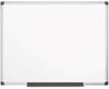 A Picture of product BVC-MA0307170 MasterVision® Value Lacquered Steel Magnetic Dry Erase Board,  24 x 36, White, Aluminum Frame