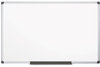 A Picture of product BVC-MA0307170 MasterVision® Value Lacquered Steel Magnetic Dry Erase Board,  24 x 36, White, Aluminum Frame