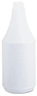 Boardwalk® Embossed Spray Bottle,  24 oz, Clear, 24/Carton