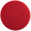 A Picture of product BWK-4013RED Boardwalk® Buffing Floor Pads. 13 in. Red. 5/case.