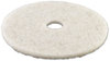 A Picture of product BWK-4019NAT Boardwalk® Ultra High-Speed Burnishing Floor Pads. 19 in. Natural White. 5/case.