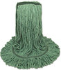 A Picture of product BWK-502GNNB Boardwalk® Narrowband Looped-End Mop Heads,  Premium Standard Head, Cotton/Rayon Fiber, Medium, Green