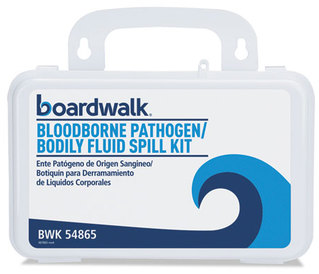 Boardwalk® Blood Clean-Up Kit,  30 Pieces, 3" x 8" x 5", White