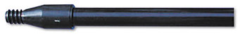 Boardwalk® Fiberglass Broom Handle,  Nylon Plastic Threaded End, 1" Dia. x 60" Long, Black