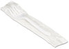 A Picture of product BWK-FORKIW Boardwalk® Mediumweight Wrapped Polypropylene Cutlery Fork. White. 1000/carton. ** Brands may vary **
