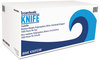 A Picture of product BWK-KNIFEIW Boardwalk® Mediumweight Wrapped Polypropylene Cutlery Knife. White. 1000/carton.