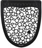 A Picture of product BWK-UMBW Boardwalk® Rubber Urinal Mat 2.0. 17 1/2 X 20 in. Black/White. 6 count.