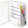 A Picture of product CLI-05550 C-Line® Sheet Protector with Index Tabs,  Assorted Color Tabs, 2", 11 x 8 1/2, 5/ST