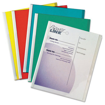 C-Line® Report Covers,  Vinyl, Assorted, 8 1/2 x 11, 50/BX
