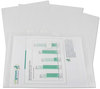 A Picture of product CLI-35107 C-Line® Reusable Poly Envelope,  Hook and Loop Closure, 9 3/8 x 13, Clear