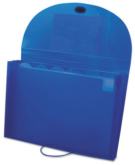 C-Line® Specialty Expanding Files,  Letter, 7-Pocket, Blue