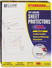 A Picture of product CLI-62048 C-Line® Polypropylene Sheet Protector,  Non-Glare, 2", 11 x 8 1/2, 100/BX
